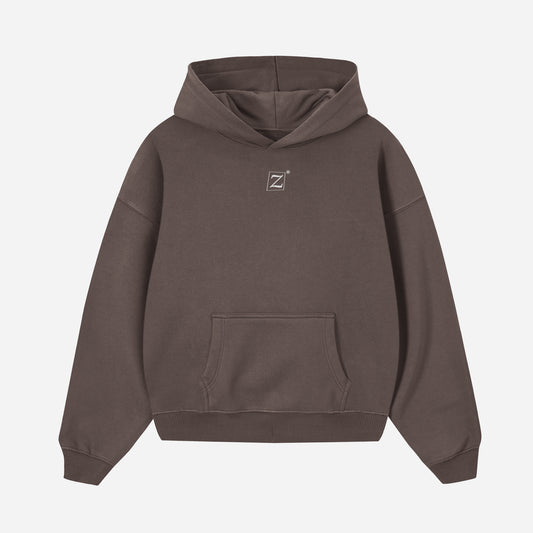 Sudadera CUT-OUT-WORDS Marrón