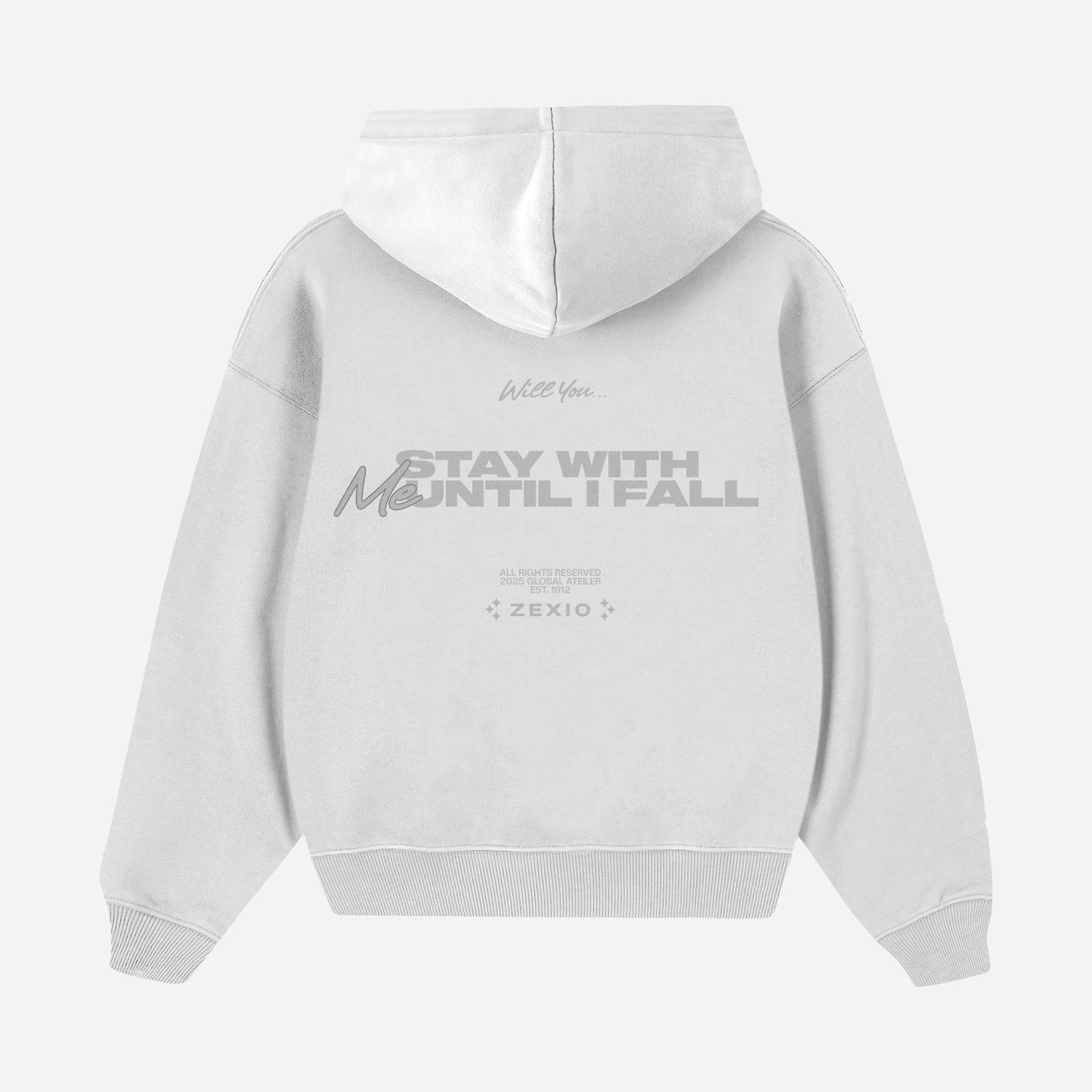 Sudadera "STAY WITH ME" Blanco