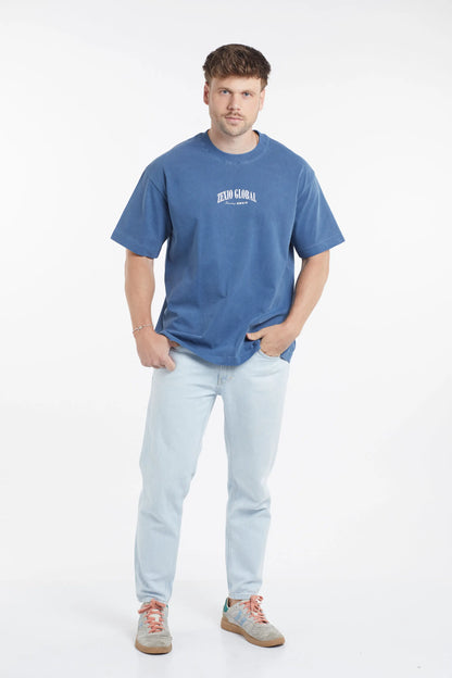 Camiseta GLOBAL PALMS Azul