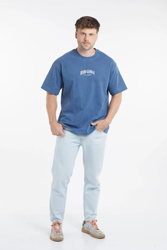 Camiseta GLOBAL PALMS Azul