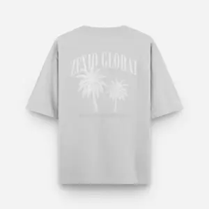 Mockup de frente zexio global palms blanca