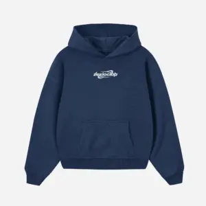 Mockup de frente sudadera zexio club azul marino